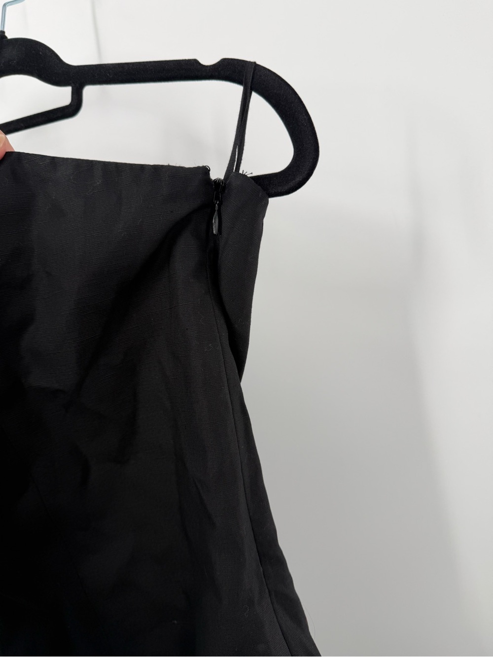 COS Black Linen Lyocell Bandeau Corset Top - Picture 4 of 9